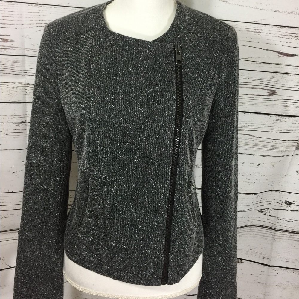 Catherine malandrino Runway style zip front jacket